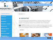Tablet Screenshot of mogatro.com